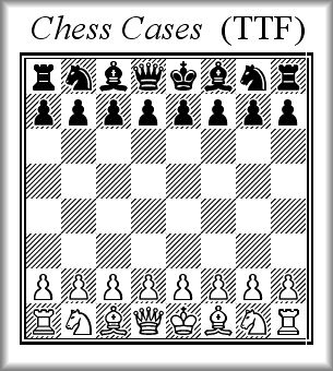 Cases chess font