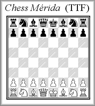 Merida chess font